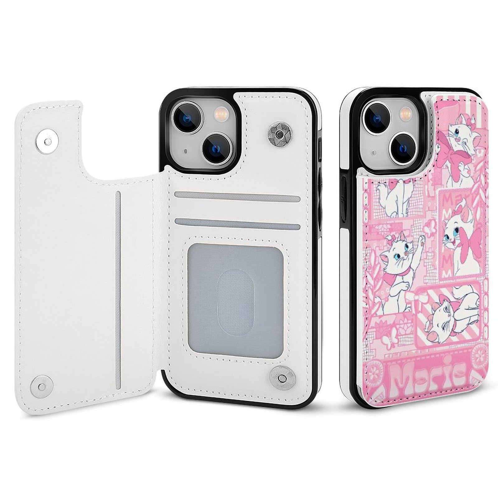 Amazon.co.jp: iPhone13 Pro ケース 猫柄 マリーちゃん 手帳型
